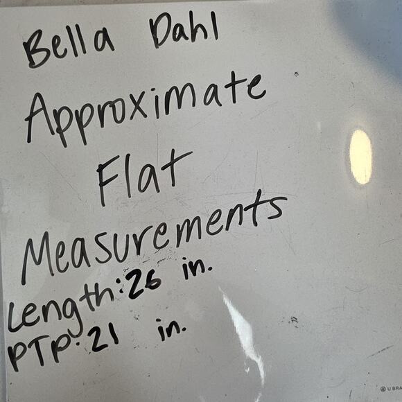 Bella Dahl Cream Lyocell Sleeveless Raw Edge Pullover Shirt Size Medium - Picture 7 of 7